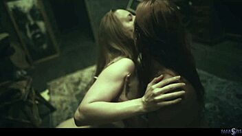 Russian blonde and redhead lesbians dominated by alien parasite in squirting frenzy