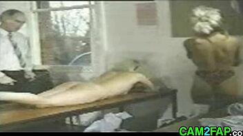 Blonde Teen Punished Hard in Classroom Spanking!