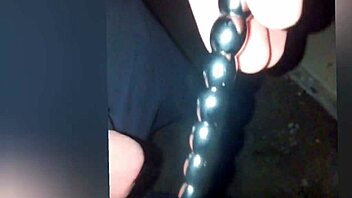 jayq stretches penis urethra with 14mm steel sound and 13mm plug in intense solo session