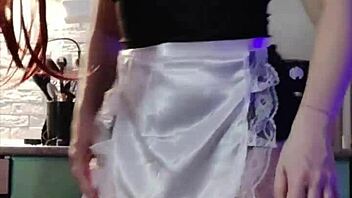 milf fucks dating guy in maid costume