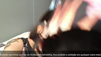 Monica Lima and Lola Melo in hot lesbian toy play!