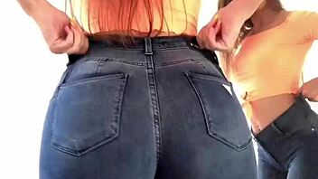 leggings or jeans? horny latina ass shakes outdoors 😏