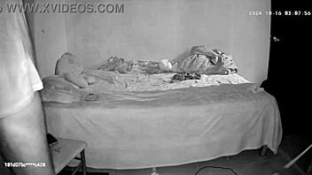 hidden cam catches slutty wife banging neighbor again