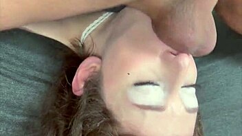 extreme deepthroat facefuck sloppy spit mess