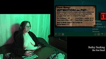 Naked BBW Big Tits Brunette Plays Haunting Castle Malloy Game Part 2
