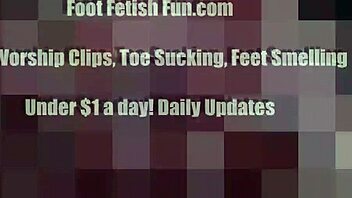 Worship Feet Suck Toes Fiercely Now!