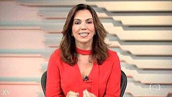 ana paula araujo sizzles sexy red hot on bom dia brasil