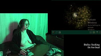Naked BBW Big Tits Brunette Plays Haunting Castle Malloy Game Part 2