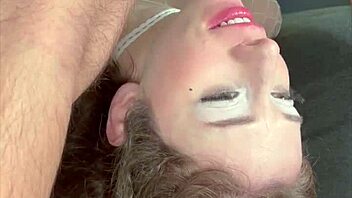 extreme deepthroat facefuck sloppy spit mess