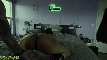 big ass ebony milf spanks her curves then rides that thick black cock hard