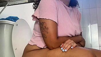chubby milk-intolerant babe explodes farts after bloating feast
