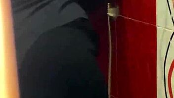 hijab secretary bent over office toilet for arab pounding 😈💦🚽