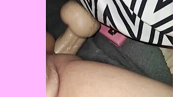 ladyboy dildo assfucking machine fun