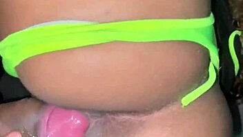 brazilian bikini wife rides husband's friend cock pov latina