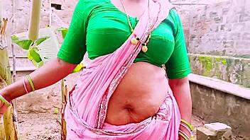 Desi maid's big boobs big ass bounce on landowner's cock with dirty Telugu talk