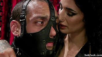 Huge tits alt mistress paddles and chokes sub 😏🔥