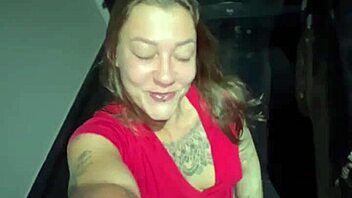 brazilian tattooed latina flashes big ass solo in motel