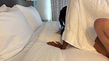 Latina teen gets romantic missionary double creampie in utah bed