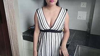 sexy indian teen bent over kitchen hardcore pounding