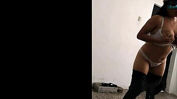 curvy mexican social worker dances sexy for promotion video