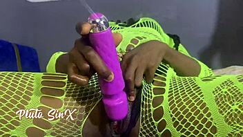 Vera handles my cock and her dildo like a pro