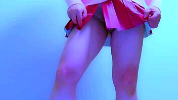 Crossdressing slut in corset worships ass!