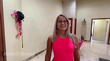 told hot blonde she's cuckquean then she sucked and swallowed my hot load