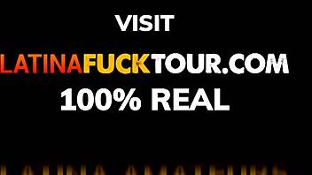 Petite Colombian Yessica Bunny Rides Huge Cock to Massive Facial Cumshot