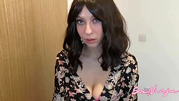 cheating milf wife rides investigator's big cock doggystyle then swallows his cum to stay quiet