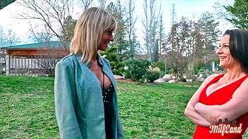 emmy and kyara's big tits get pounded by huge cock