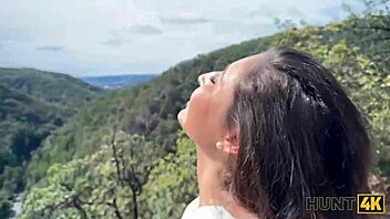 hunt4k bike ride turns into outdoor deepthroat n wild sex