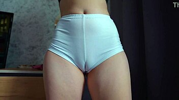 wanna worship stepsis' juicy cameltoe and puffy pussy lips up close?