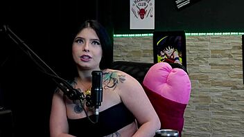kalyca's skin fetish shines in 24cm cock blowjob double men experience thick short preference sheer red watch
