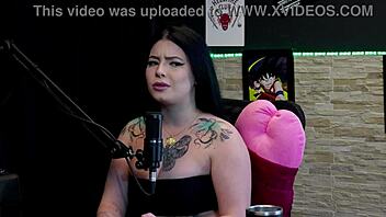 kalyca's skin fetish shines in 24cm cock blowjob double men experience thick short preference sheer red watch