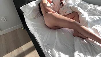 passionate morning sex with my big tits amateur girlfriend homemade