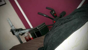 damn this curved monster cock stretches that tight black toy pussy with massive cumshot explosion 💦