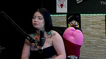 kalyca's skin fetish shines in 24cm cock blowjob double men experience thick short preference sheer red watch