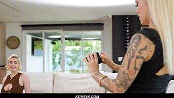 new breasts need stress-testing alex grey and skye blue dive in deep