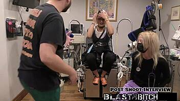 Channy Crossfire Gags On Thick Cock Before Doggystyle Creampie Facial Blast