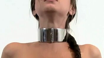 little caprice chained to sybian machine cums wildly licking pussy