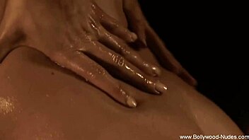 sensual indian brunette dances nude teasing erotic ritual vibes