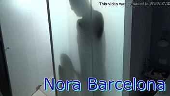 Blonde Takes Steamy Shower In Trailer