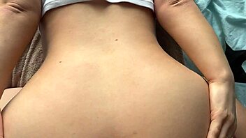 That shocking moment a neighbor knocks during intense anal creampie pounding