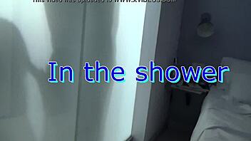 Blonde Takes Steamy Shower In Trailer