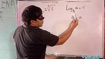 Asian teacher student algebra roleplay ends in hot accidental creampie 😏📐