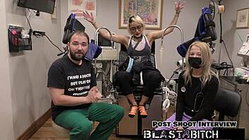 Channy Crossfire Gags On Thick Cock Before Doggystyle Creampie Facial Blast