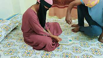 hot milf teacher bends for student's monster cock pounding after class in steamy roleplay