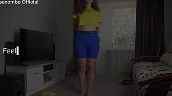 ripping my tight shorts in spongebob gym parody tease