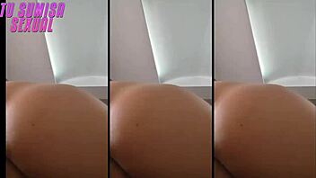 Submissive whore spanked hard for disobedience with massive tits bouncing