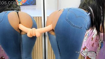 sexy latina in ripped jeans dirty joi big ass worship instructions